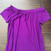 Victoria Secret 2000s Purple Off-the-Shoulder Swimsuit Coverup Sundress | Size L