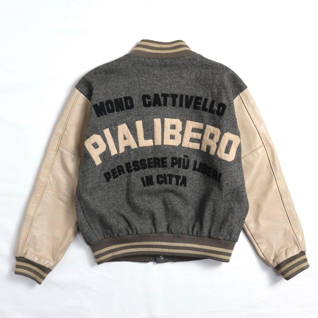 90s short real leather stadium  jacket 90s short real leather stadium jacket