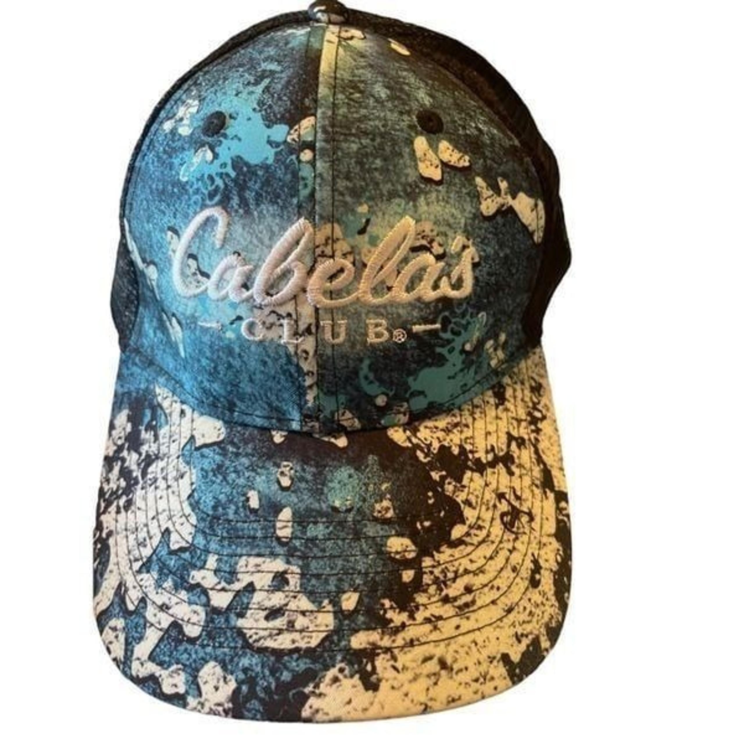 Cabela's Club Men's Camouflage Mesh Back Adjustable Snapback Hat Black One Size