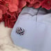 Elegant Mother of Pearl and Lapis Diamond Crosshatch Cufflinks