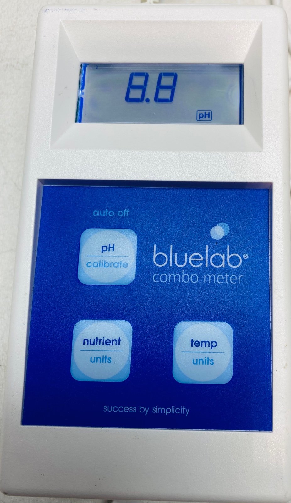 Bluelab METCOM Combo Meter for pH, Temperature, Conductivity