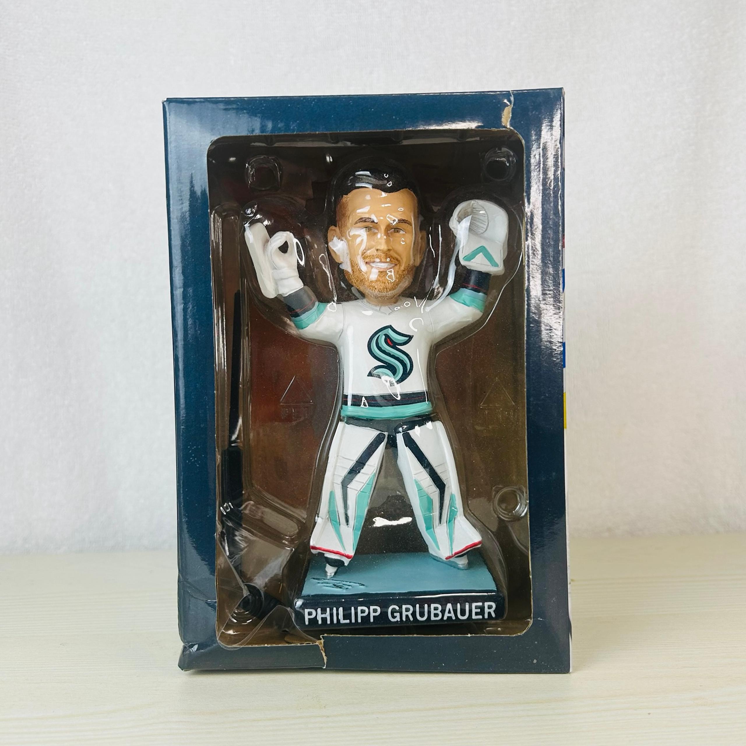 NHL Hockey Phillip Grubauer Seattle Kraken Bobblehead Collectible March 4th 2025