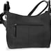 Concealed Carry Purse - Front Studded Pocket Leather Gun Purse - Black