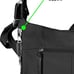 Concealed Carry Purse - Front Studded Pocket Leather Gun Purse - Black