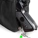 Concealed Carry Purse - Front Studded Pocket Leather Gun Purse - Black