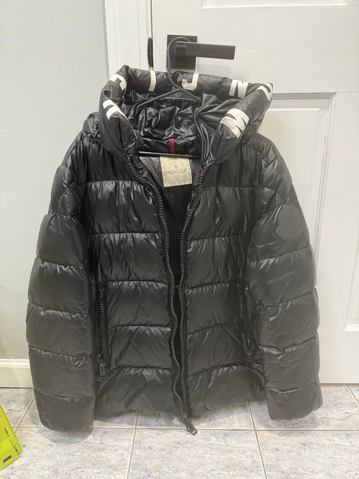 Moncler Black puffer coat