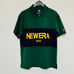 New Era Polo Shirt Size M Green Navy