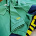 New Era Polo Shirt Size M Green Navy