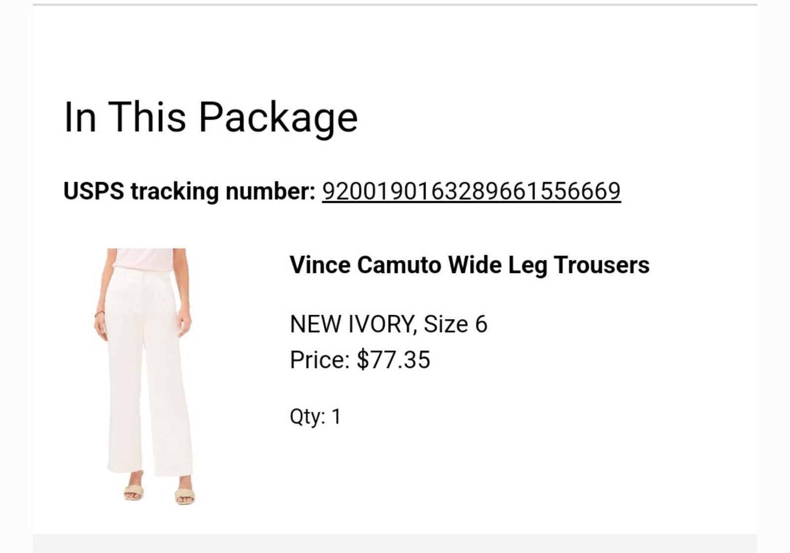 Vince Camuto trousers