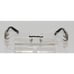 New Boucheron Rimless Silver Eyeglasses