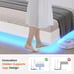 Queen Floating Bed Frame with LED Lights, USB Ports, & Storage NEVER USED