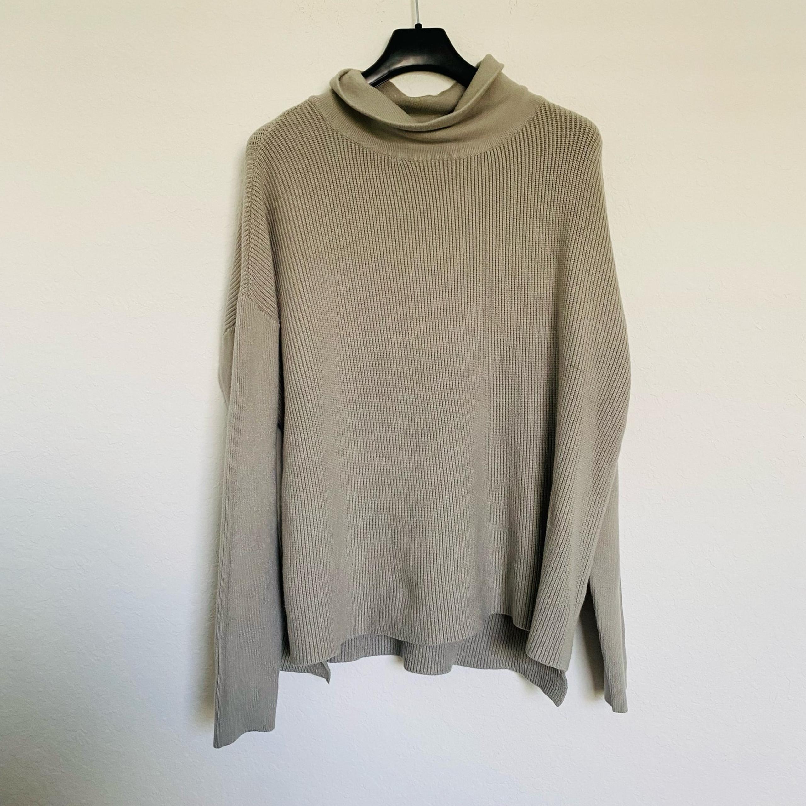 Devotion by Cyrus Mock Neck Sweater Gray XL