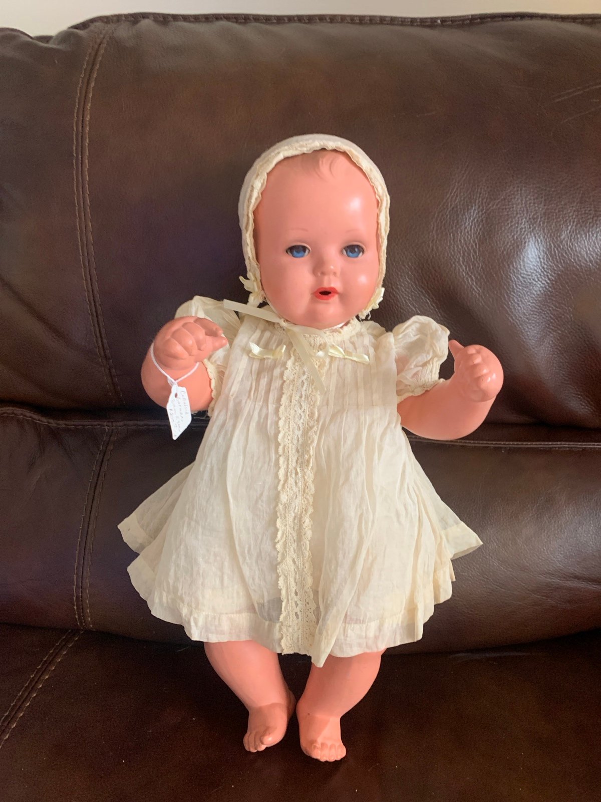 Vintage Turtle mark doll, German celluloid doll, Schildkrot