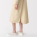 【MUJIlabo】Washed Paper Twill Shirt Dress Beige M