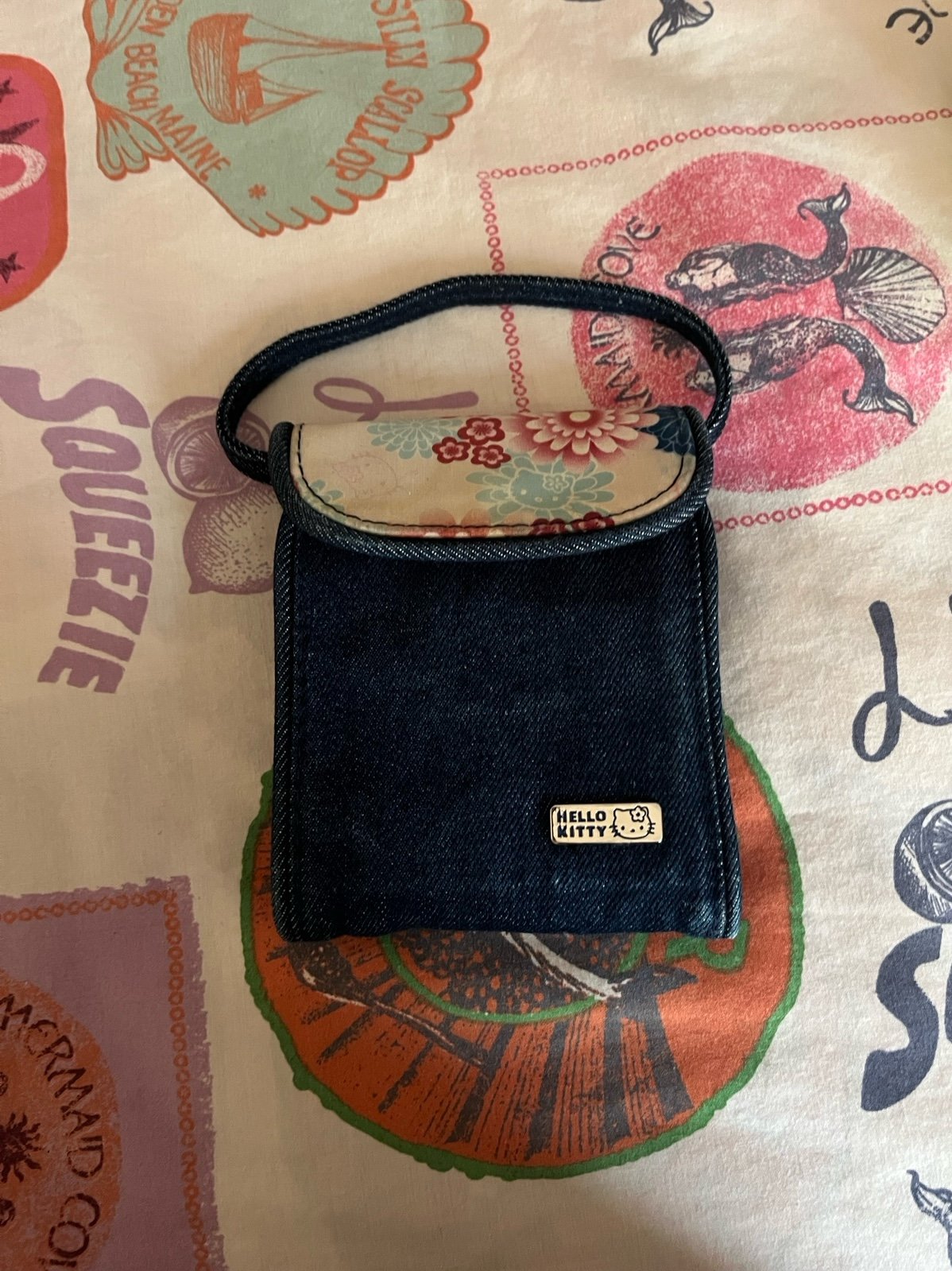 Vintage Denim Hello Kitty Wallet