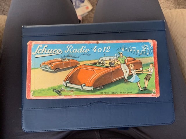 Vintage Schuco Radio car 4012, excellent condition & still works