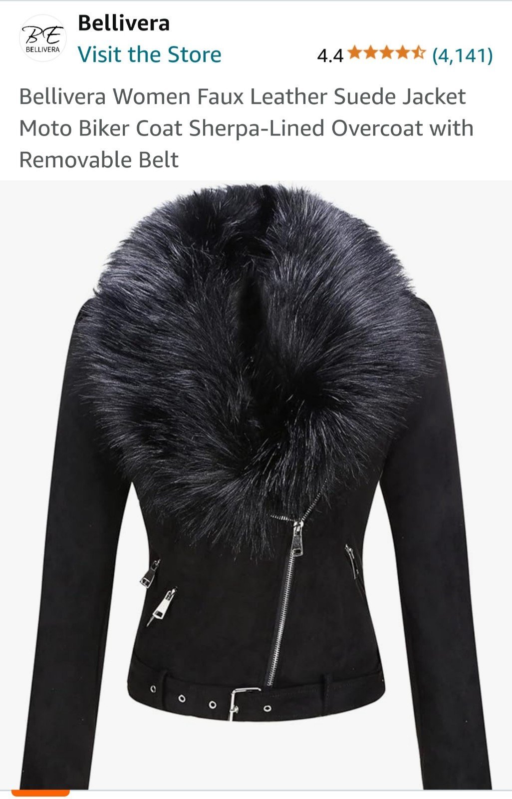 Women's Faux Suede Jacket