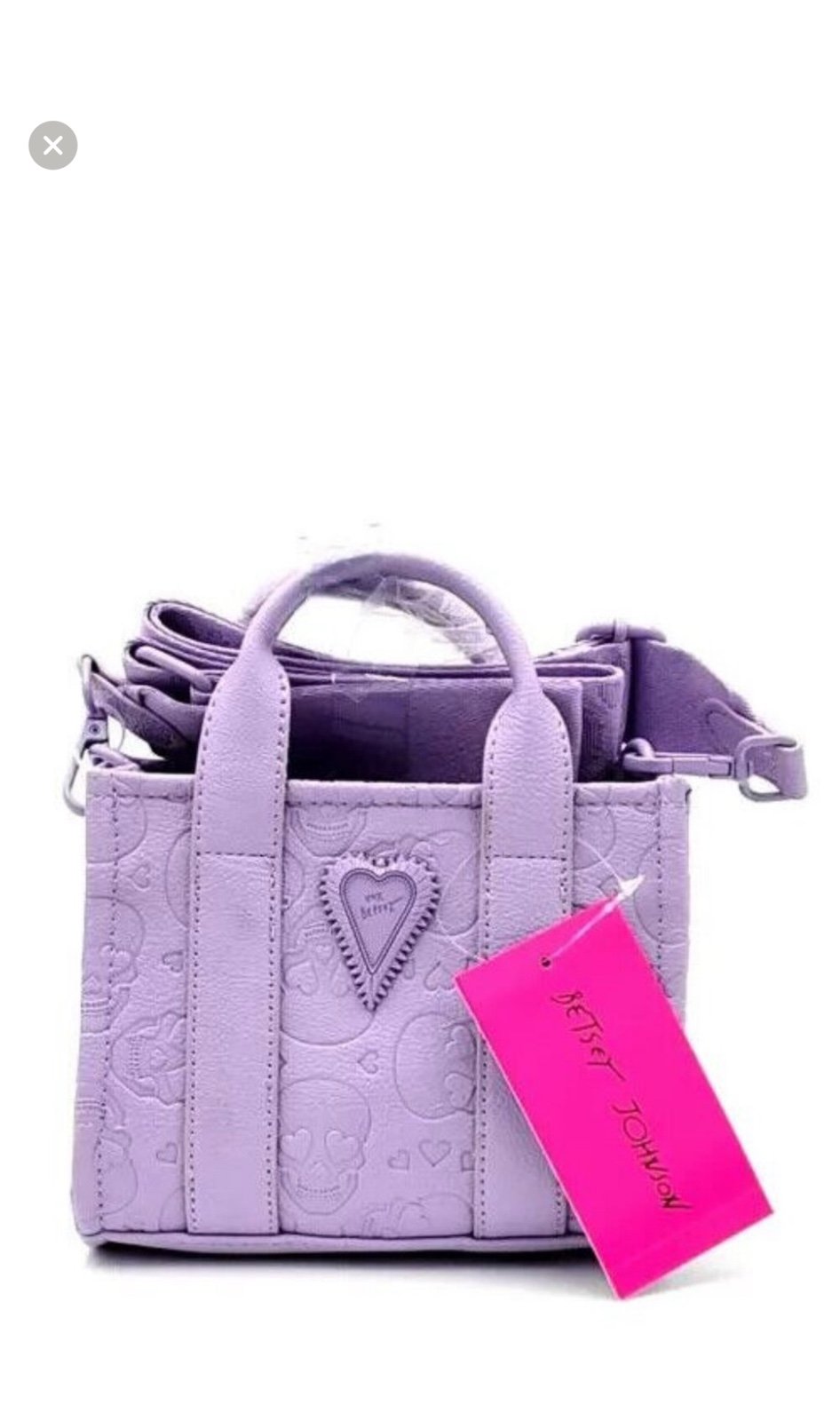 Betsey Johnson purple mini bag
