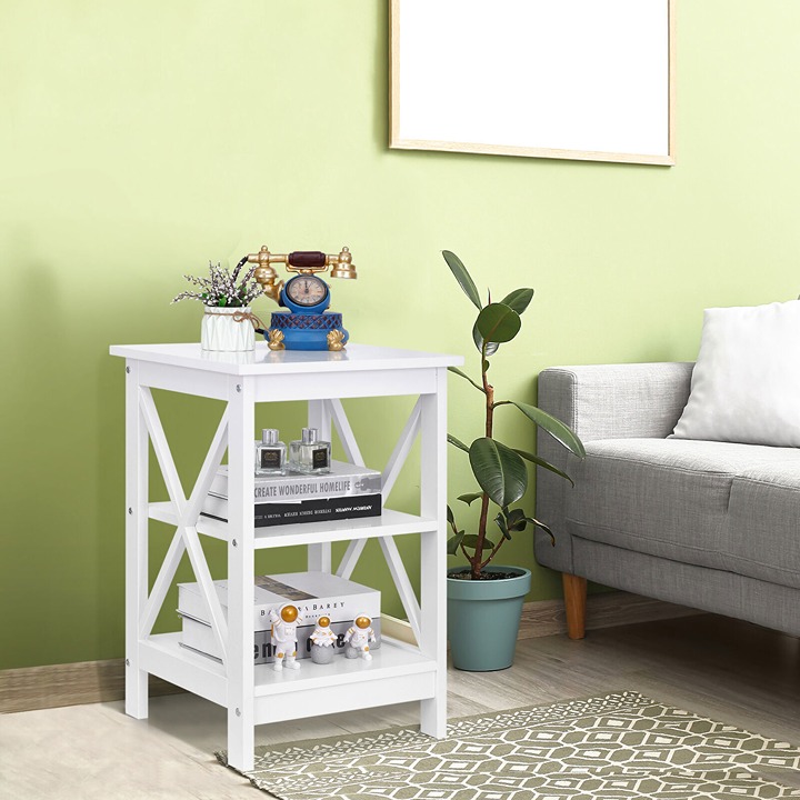 24 X-Design End Table Furniture, White