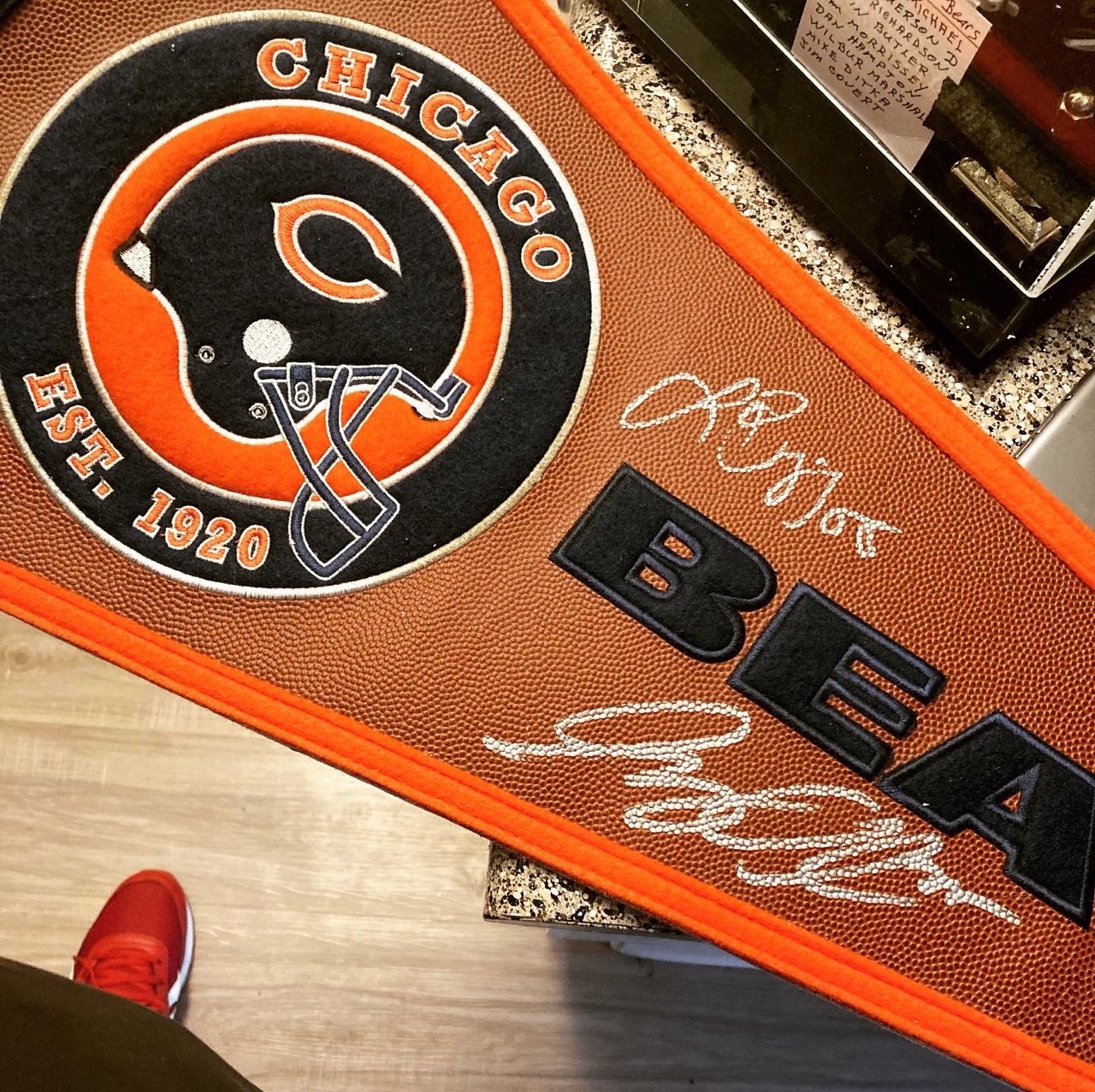Jay cutler autographed pendant