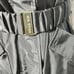 Via Spiga Solid Hooded Belted Anorak Jacket Black