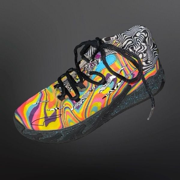 Little Kid Puma MB.03 x Dexter's Laboratory Mello Basketball Shoes Sneakers 1 C