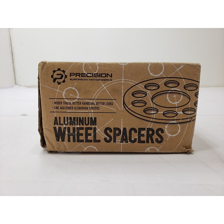 Precision Aluminum Wheel Spacers 25mm 5x1 14.3 CB67.1mm 2 Count W/ Box