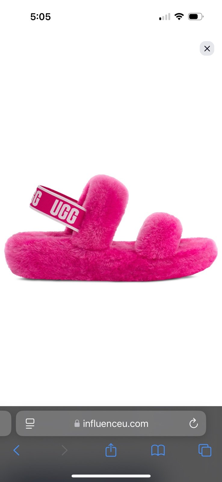 UGG oh yeah slippers berry