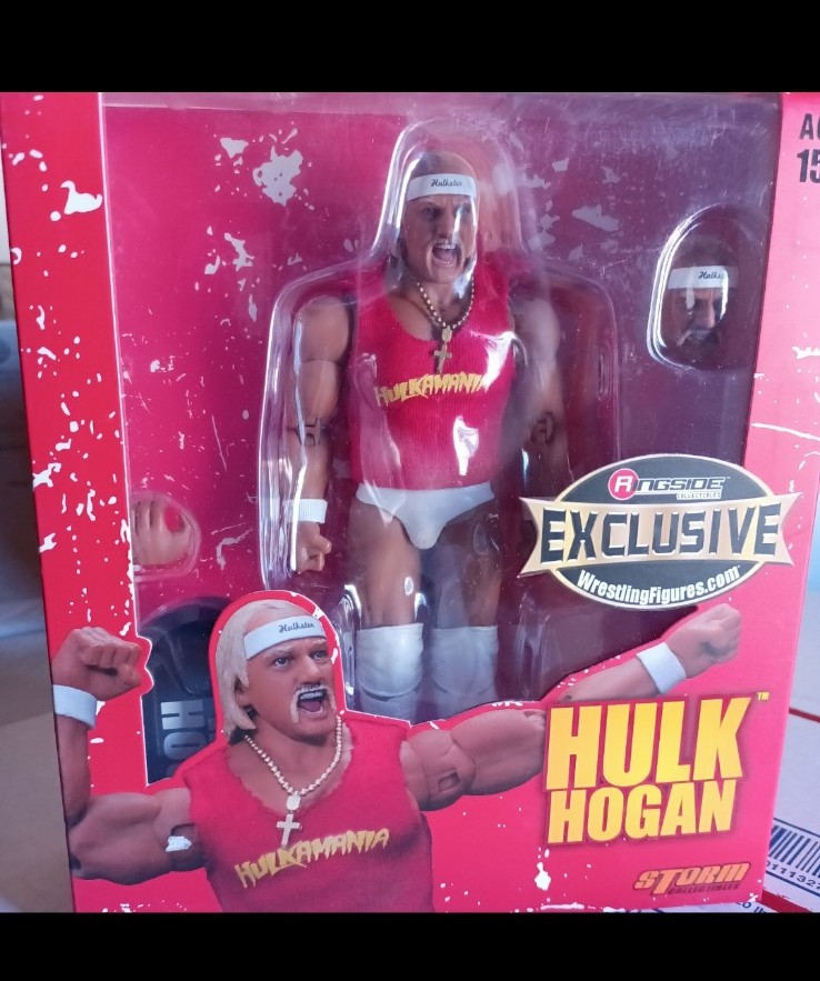 WWE Hulk Hogan Hulkamania Action Figure Storm Collectibles LIMITED EDITION