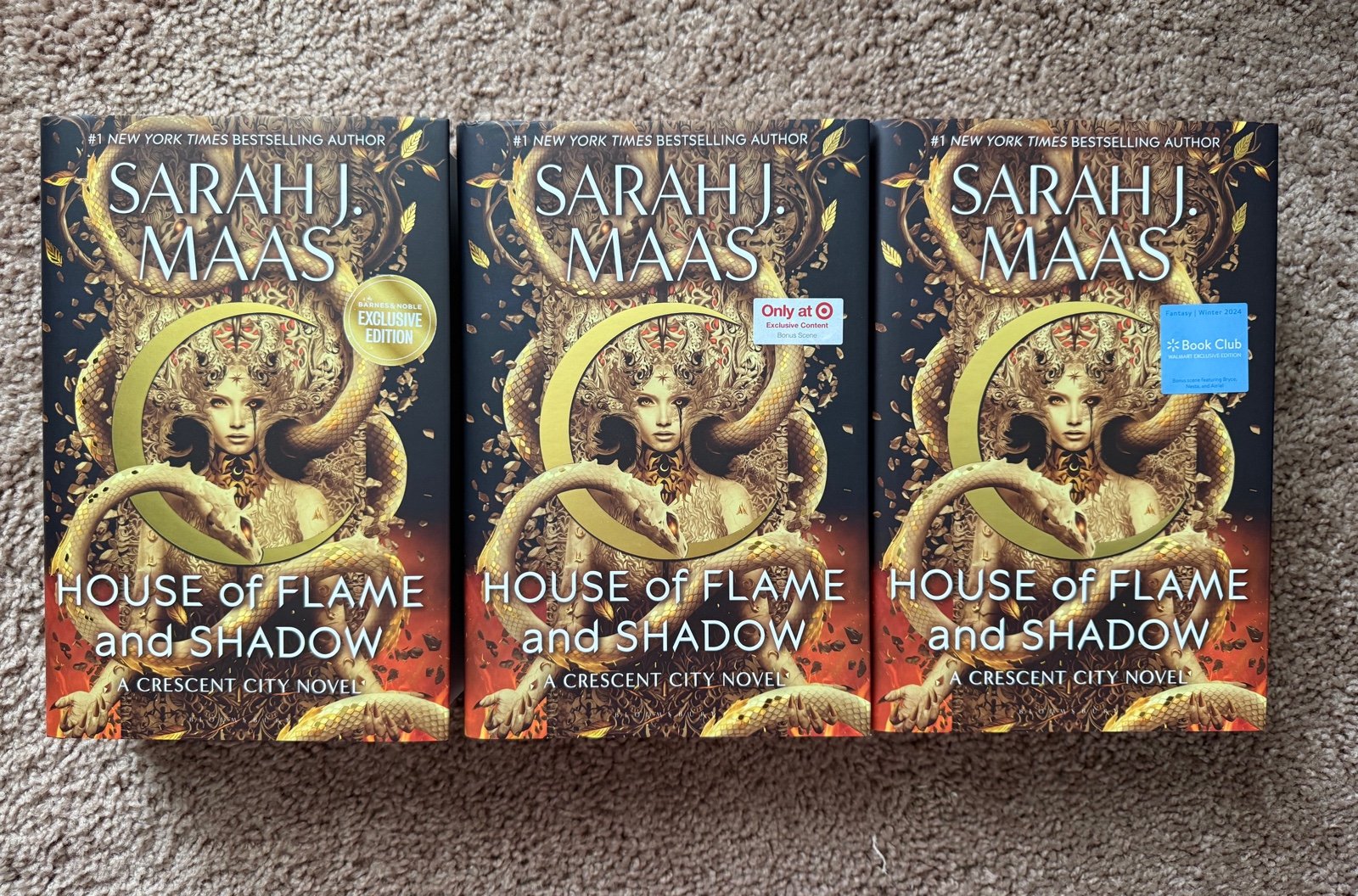 SJM House of Flame and Shadow Exclusive Editions