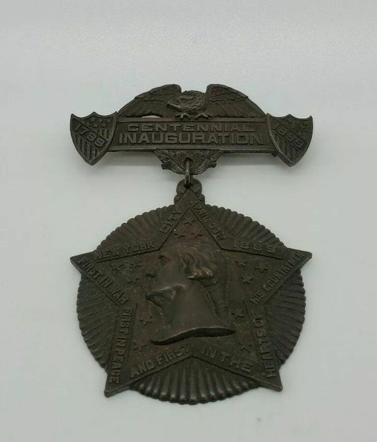 New York City 1889 George Washington med