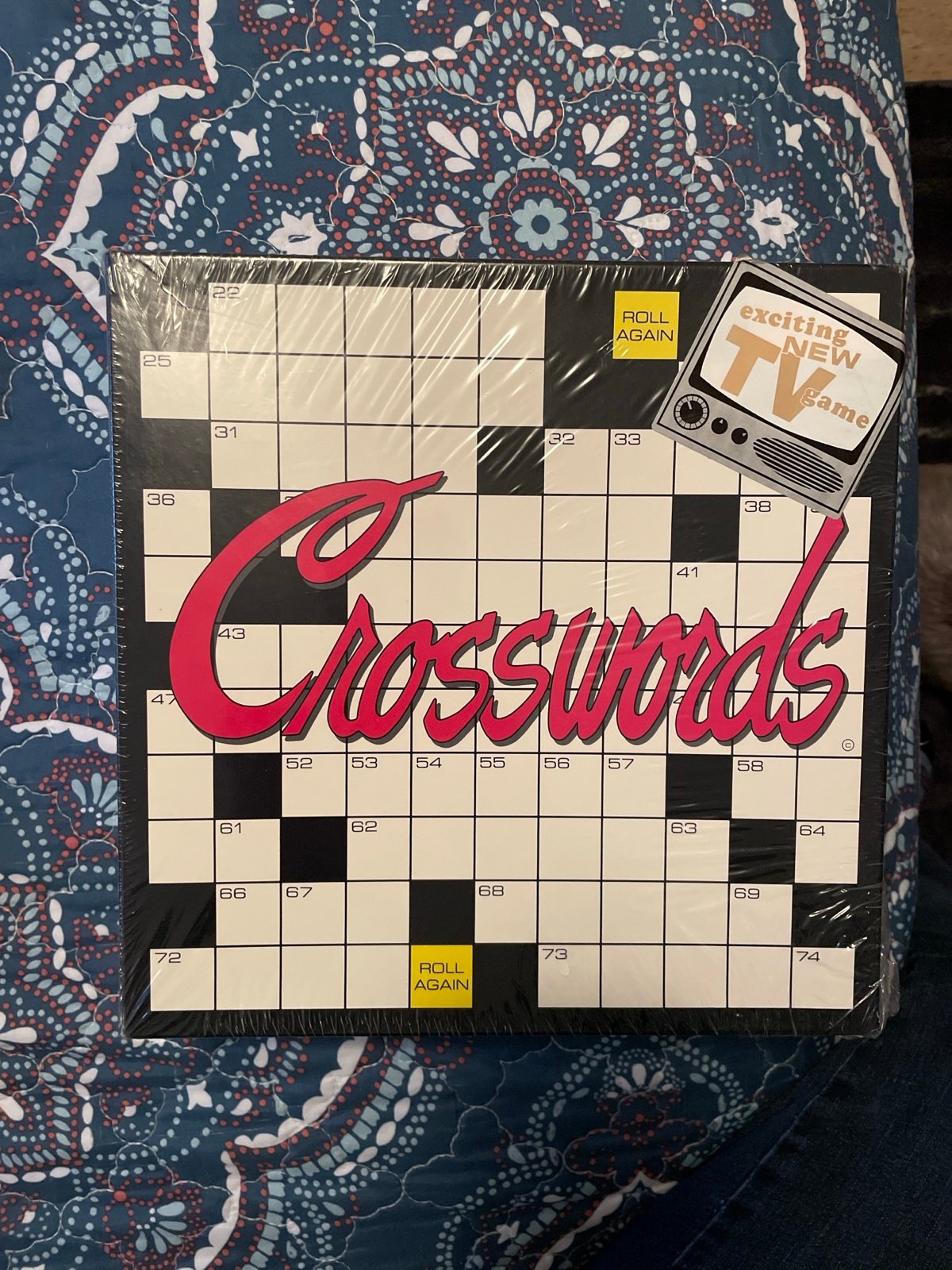 Vintage 1987 Crossword Board Game