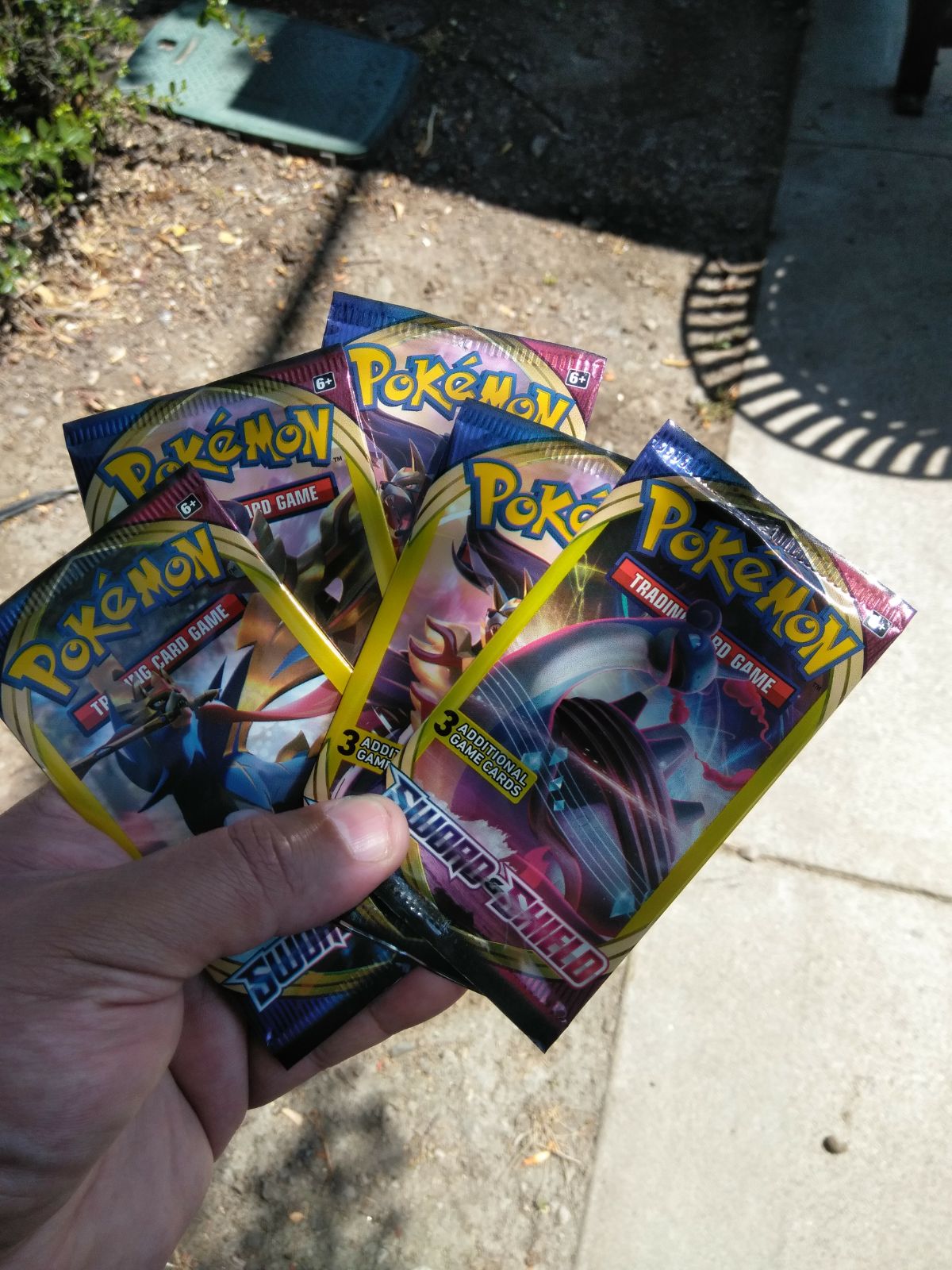 Pokemon sword and shield trading cards