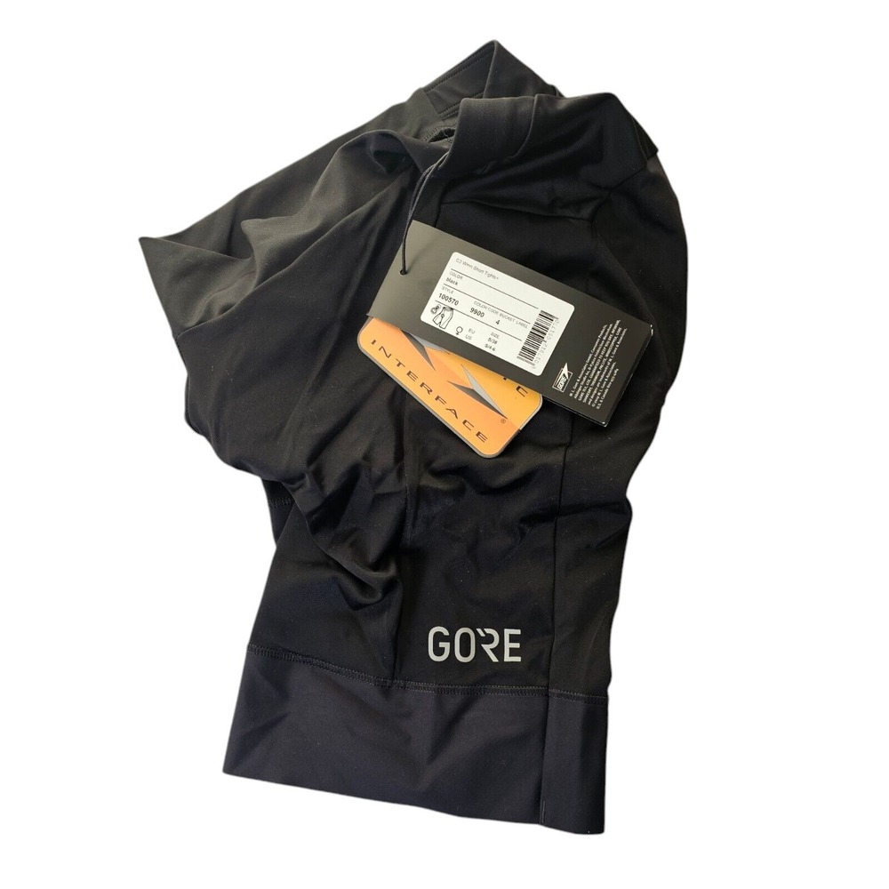 NWT Gore Women's Bike Tights Shorts Black S Form Fit Biking Cycling Road Race