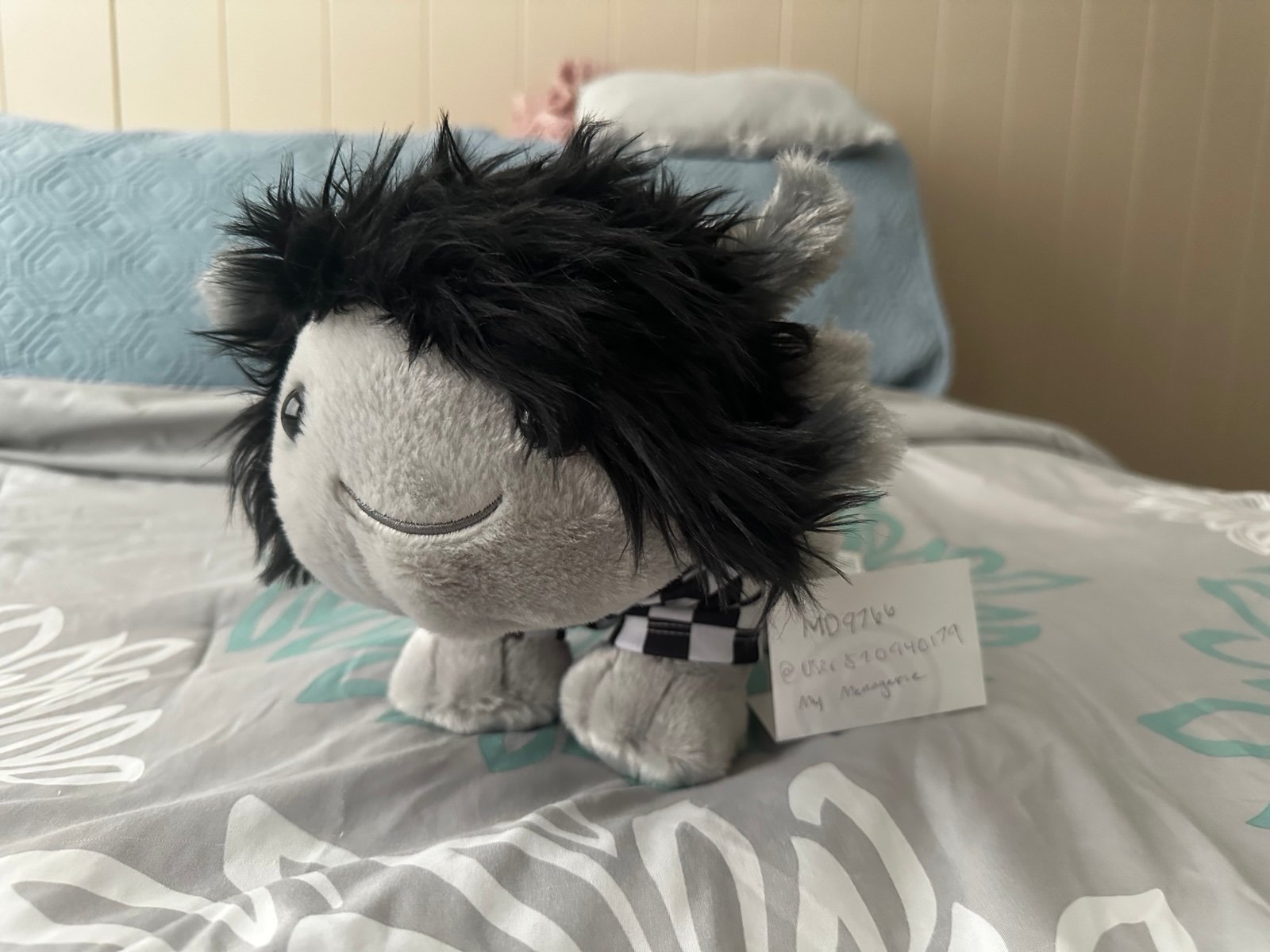 Emo Axolotl Build a Bear NWT with Hoodie
