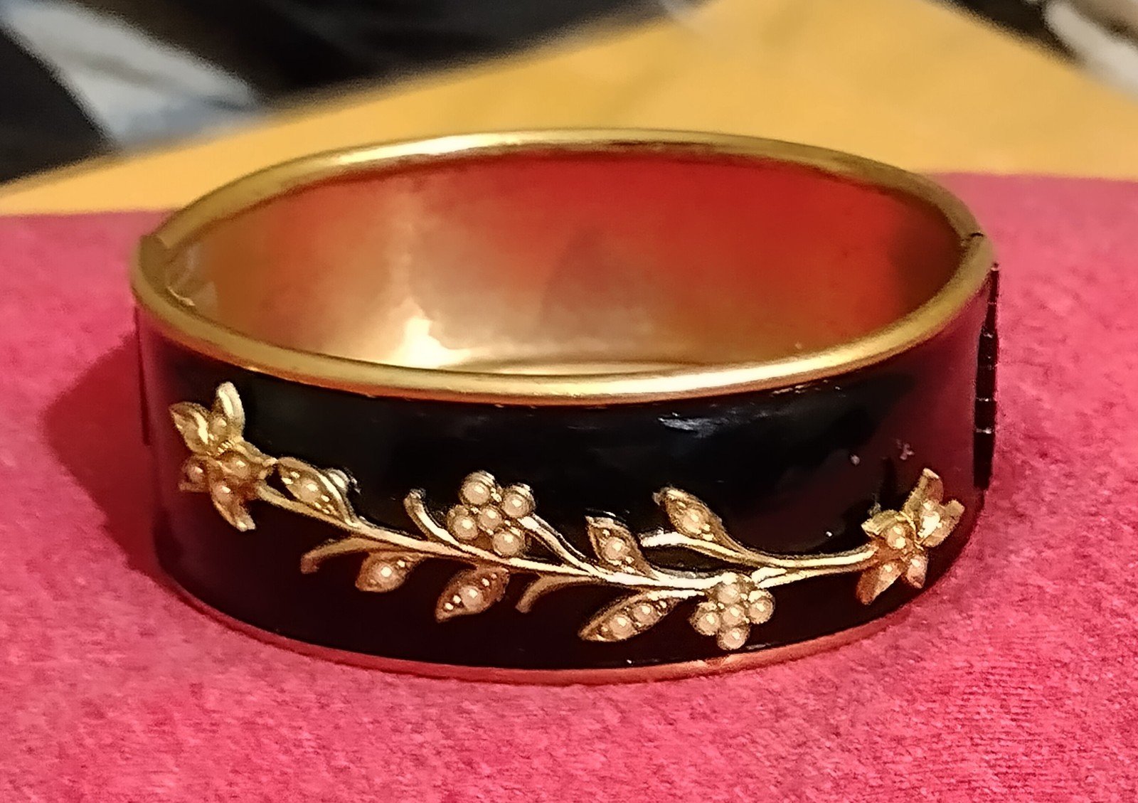 Victorian Gold Enamel Vintage Bracelet (rare/Inspect Photos)