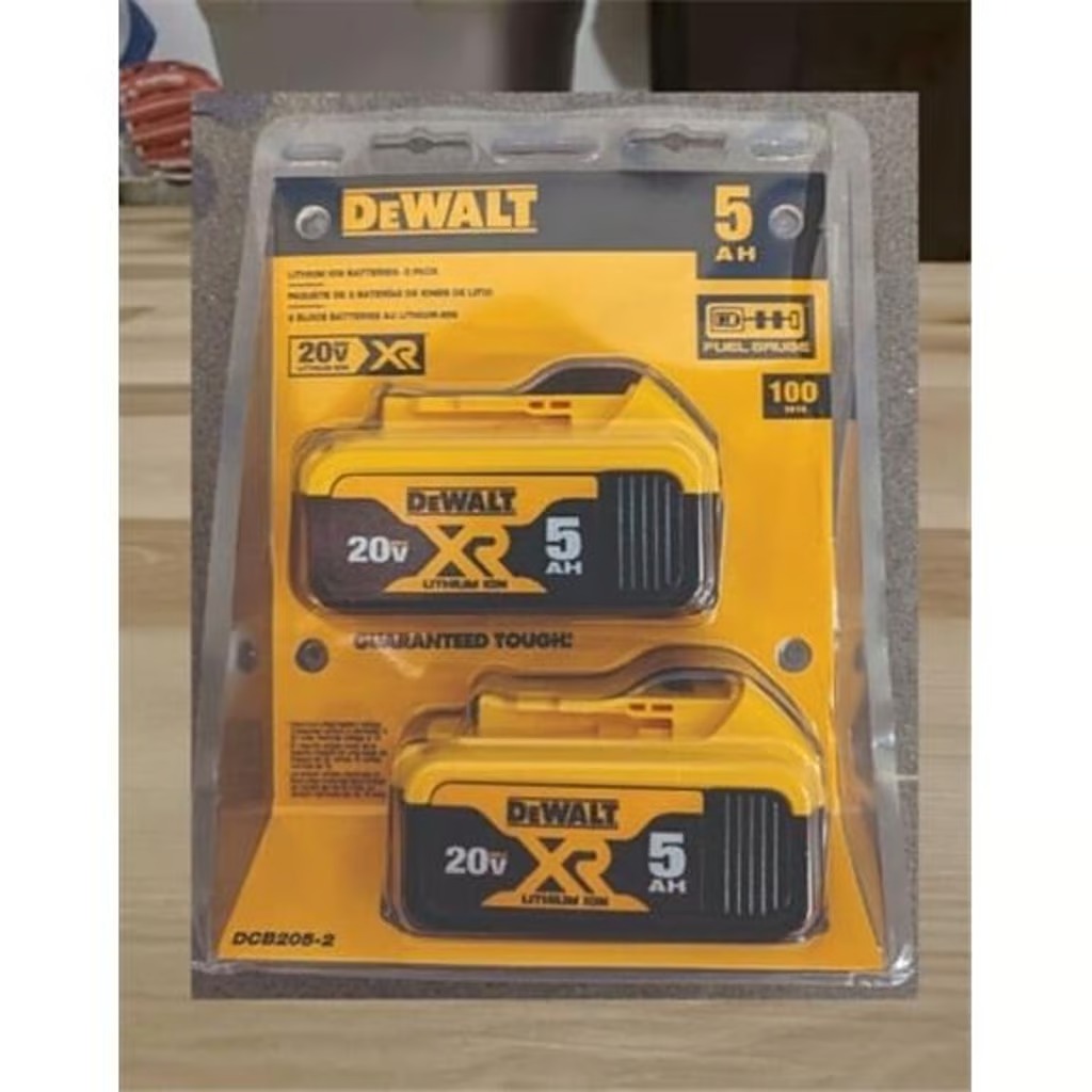 For Dewalt DCB205 20 volt Lithium 5 amp battery New in Package DCB205 2-PackPoke