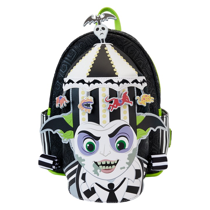 Loungefly Beetlejuice Carousel Hat Light Up Cosplay Mini Backpack