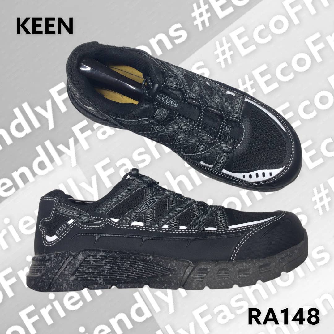KEEN Utility Men's Asheville Low Alloy Toe ESD Work Shoe Size 8EE