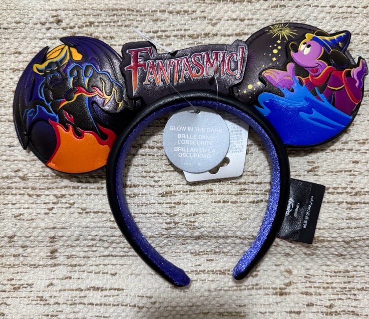 Disney Parks Fantasmic ears. BNWT
