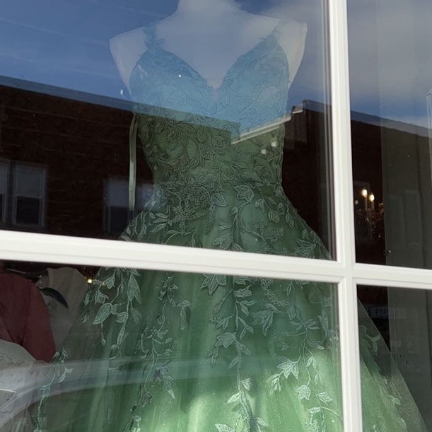 Sage Green Prom Dress