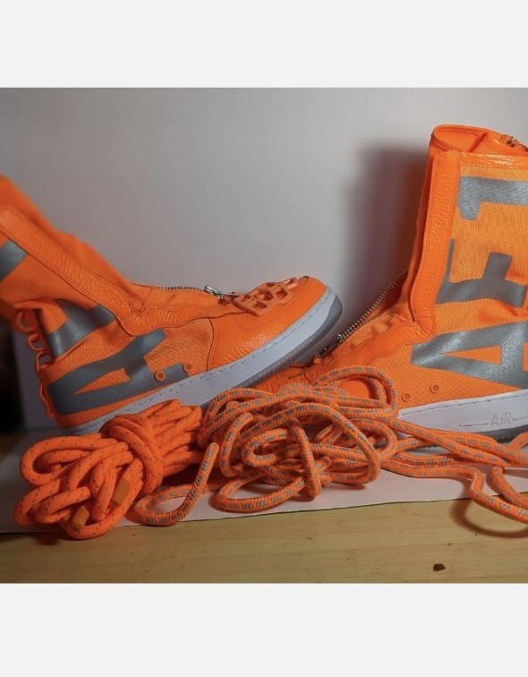 Nike Sf Air Force 1 High Total Orange 2017 Size 9.5