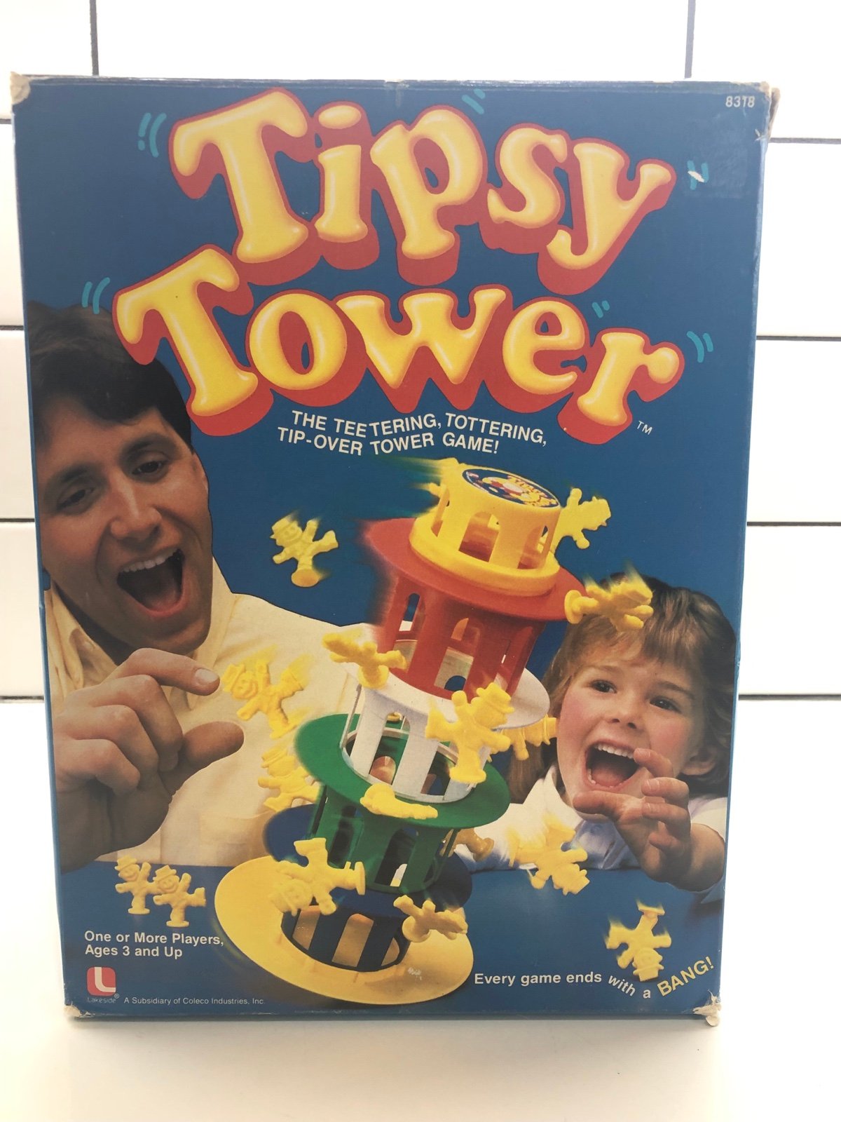 Vintage 1986 Tipsy Tower Game Lakeside Toys