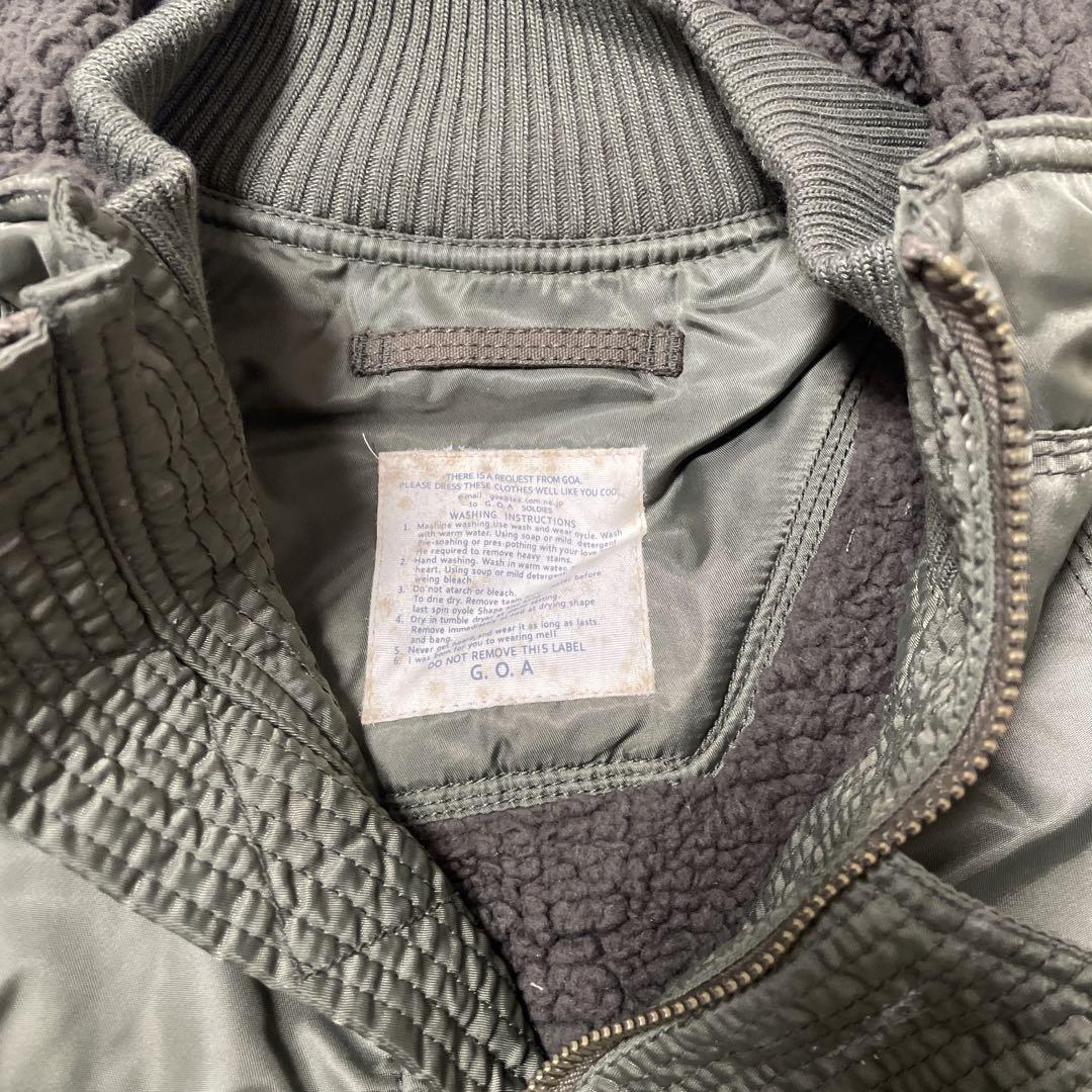 ジャケット・アウター goa military jacket mcbring grange Field jacket with recycled padding