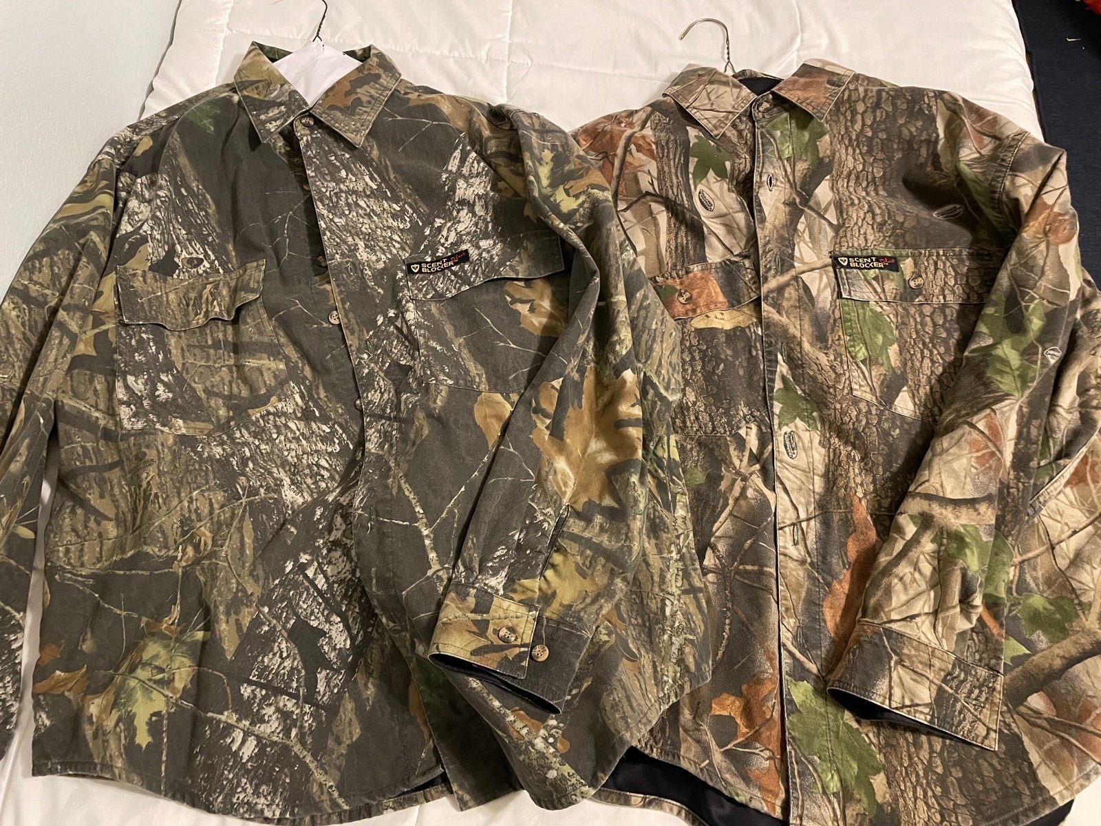 Bundle Mens Scent Blocker Camo shirts (2)
