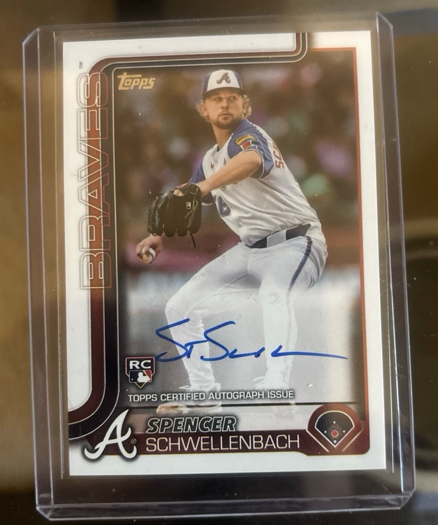 2025 Topps series 1 Spencer Schwellenbeck auto