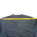 LL BEAN Shirt Mens XL-Tall Henley Waffle Knit Fleece Sherpa Lined Charcoal Gray