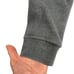 LL BEAN Shirt Mens XL-Tall Henley Waffle Knit Fleece Sherpa Lined Charcoal Gray