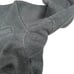 LL BEAN Shirt Mens XL-Tall Henley Waffle Knit Fleece Sherpa Lined Charcoal Gray