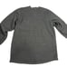 LL BEAN Shirt Mens XL-Tall Henley Waffle Knit Fleece Sherpa Lined Charcoal Gray